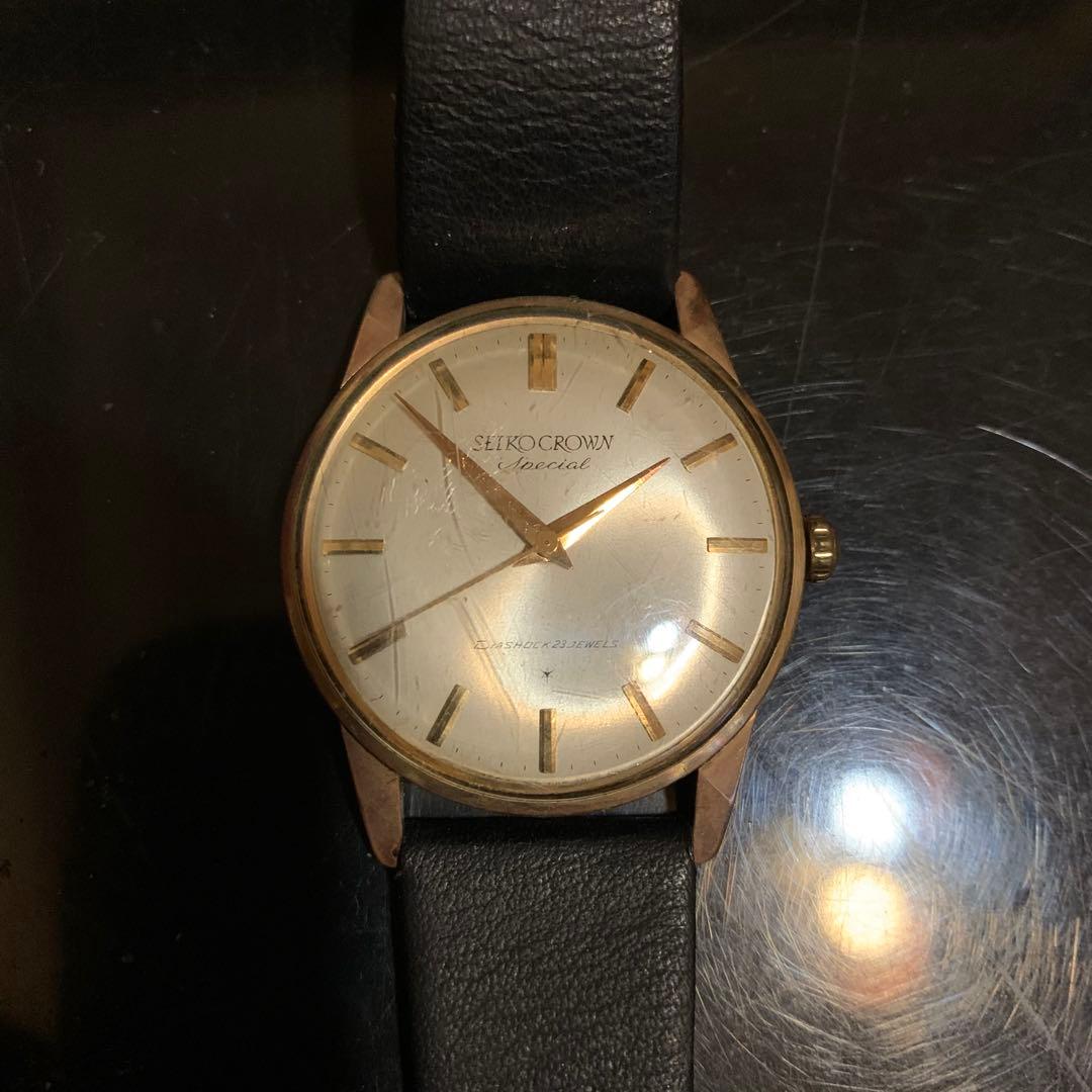 SEIKO CROWN Special 手巻き時計 稼働