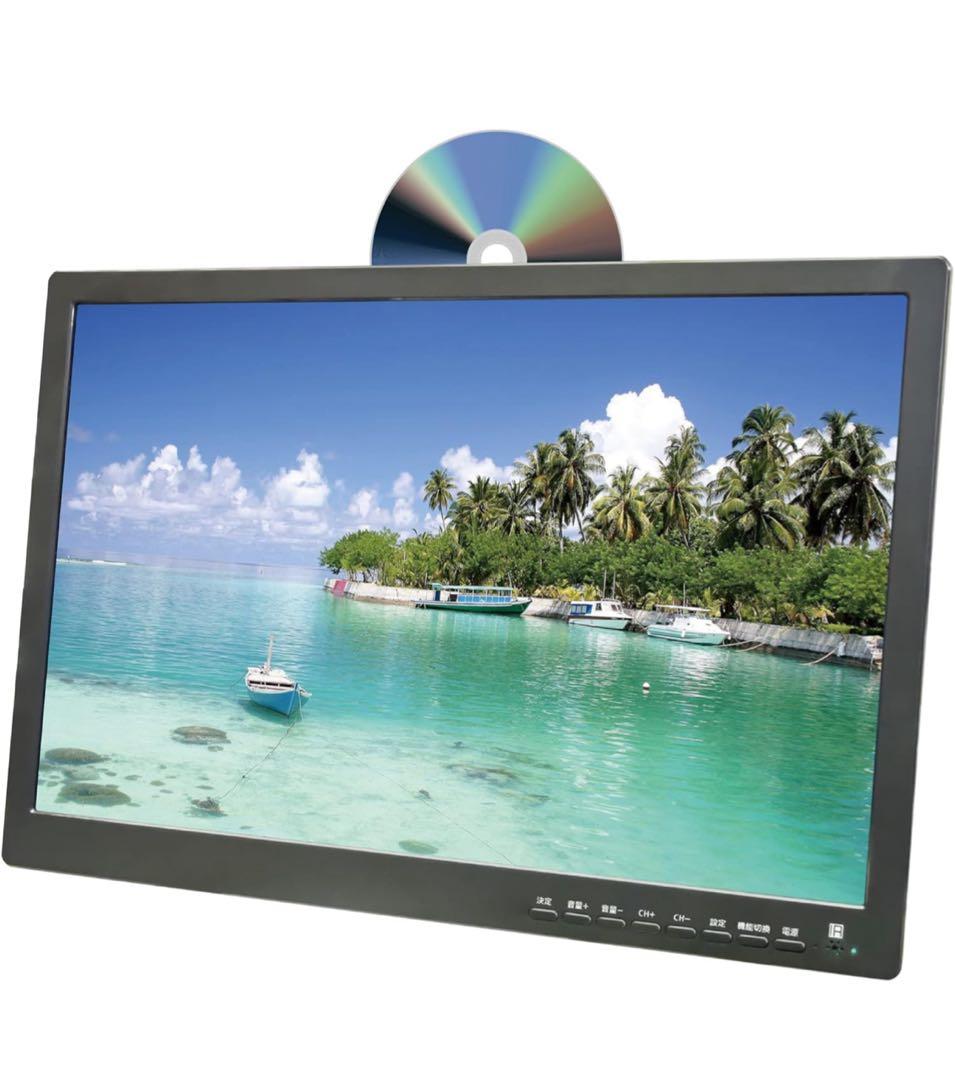 OVERTIME 19インチ液晶 地デジチューナー内蔵 DVDプレーヤー