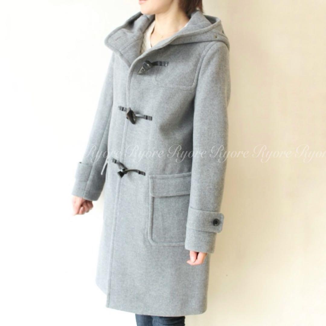 メル48429様【未使用】MACPHEE ウールメルトンロングダッフルコート