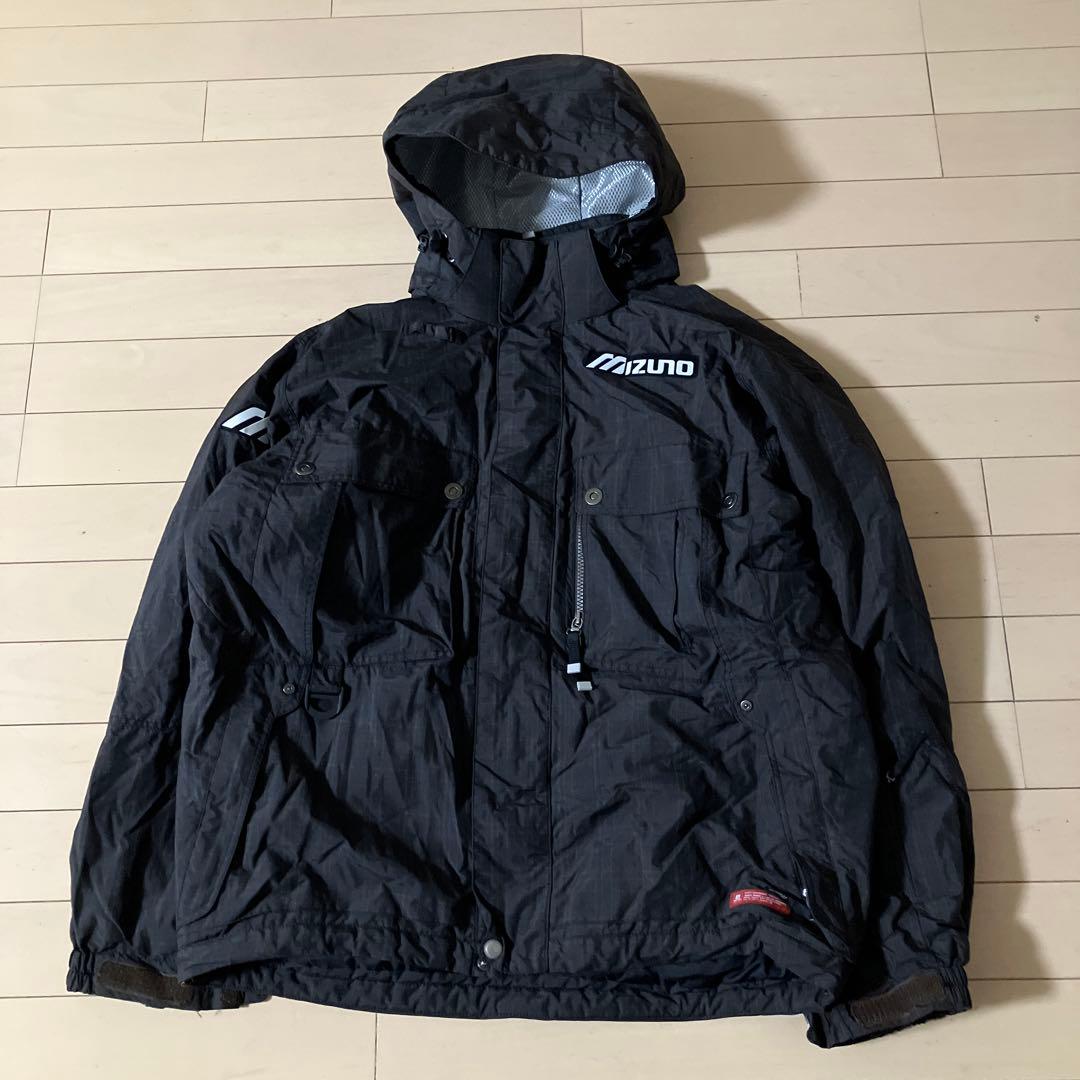 12.8 MIZUNO ミズノ スノーボードジャケット スノボーウェア ブラック