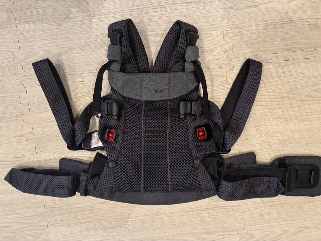 美品 BABYBJÖRN ハーモニー抱っこ紐 アンスラサイト