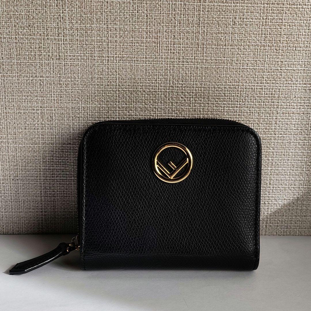 FENDI 2つ折り財布 財布 ブラック 黒
