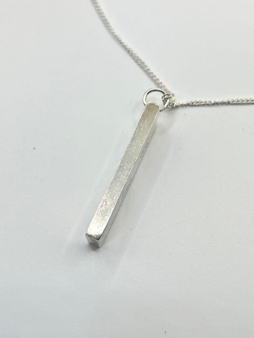 ヴィンテージ 英国 インゴットペンダント ネックレス　スターリングシルバー