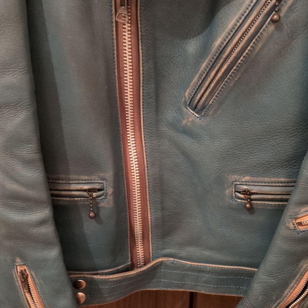 ひ*ろ様 Addict Clothes ダブルライダースジャケット 34