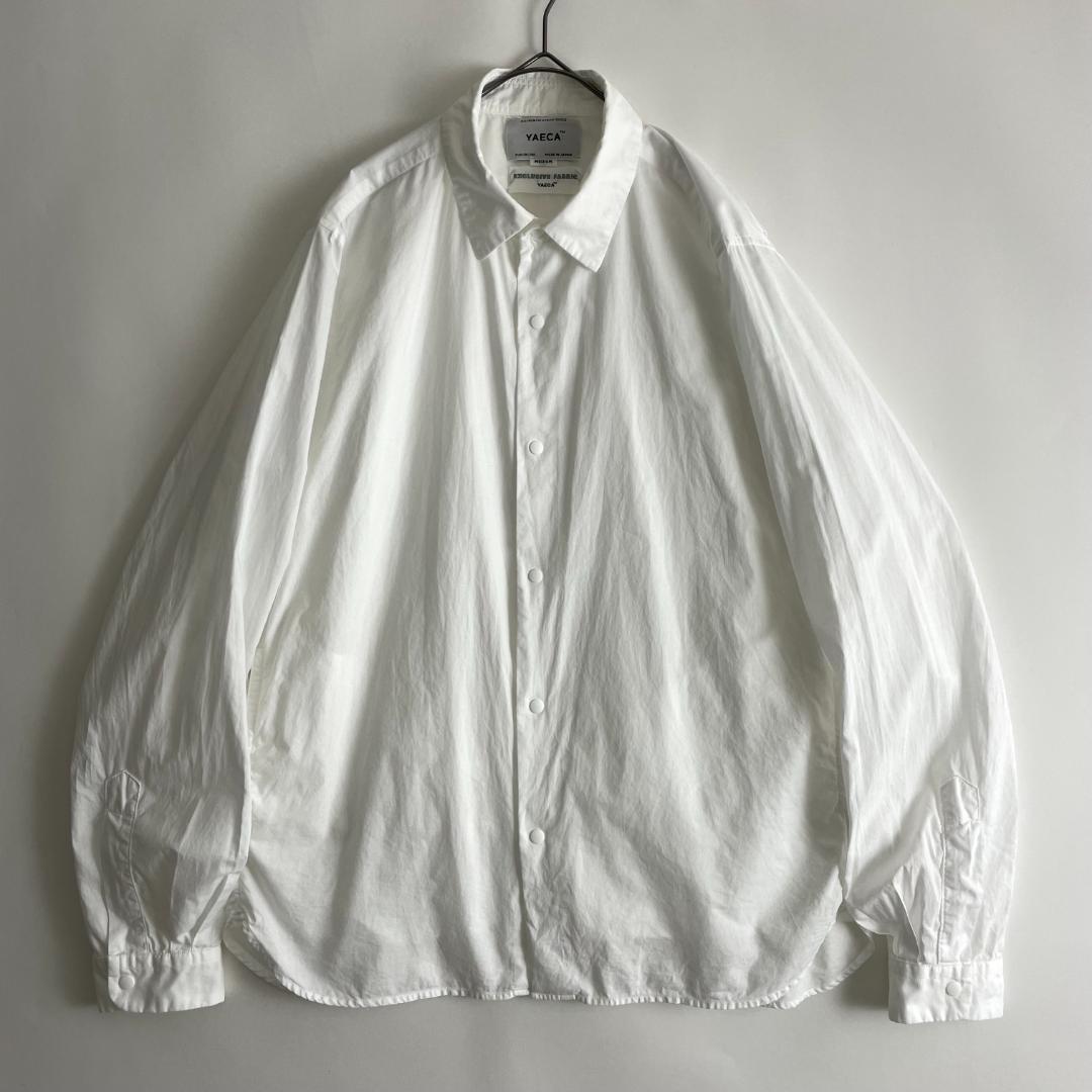 YAECA (hd) コンフォートシャツ M コットン ホワイト 白無地 日本製
