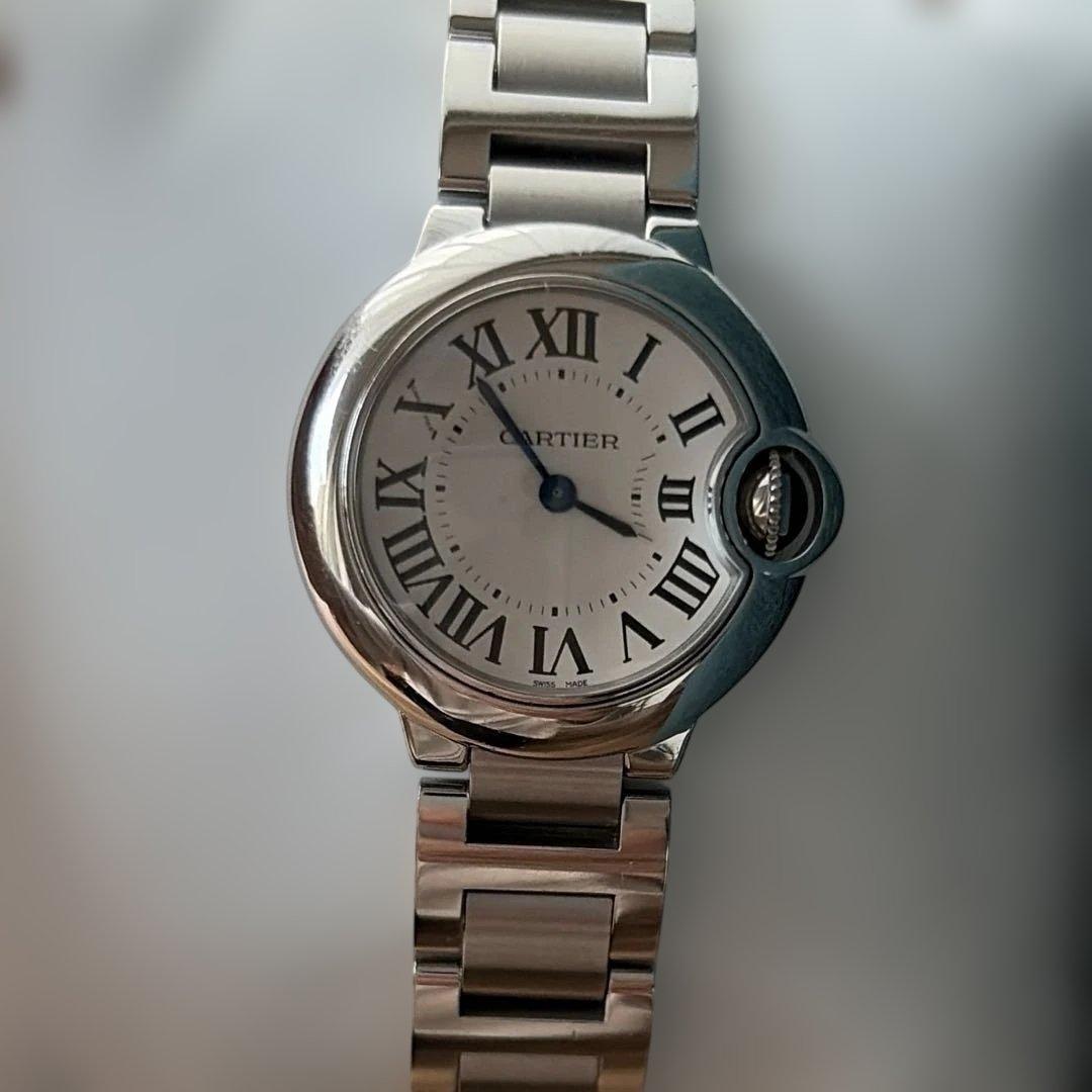 カルティエ時計　バロンブルー28mm