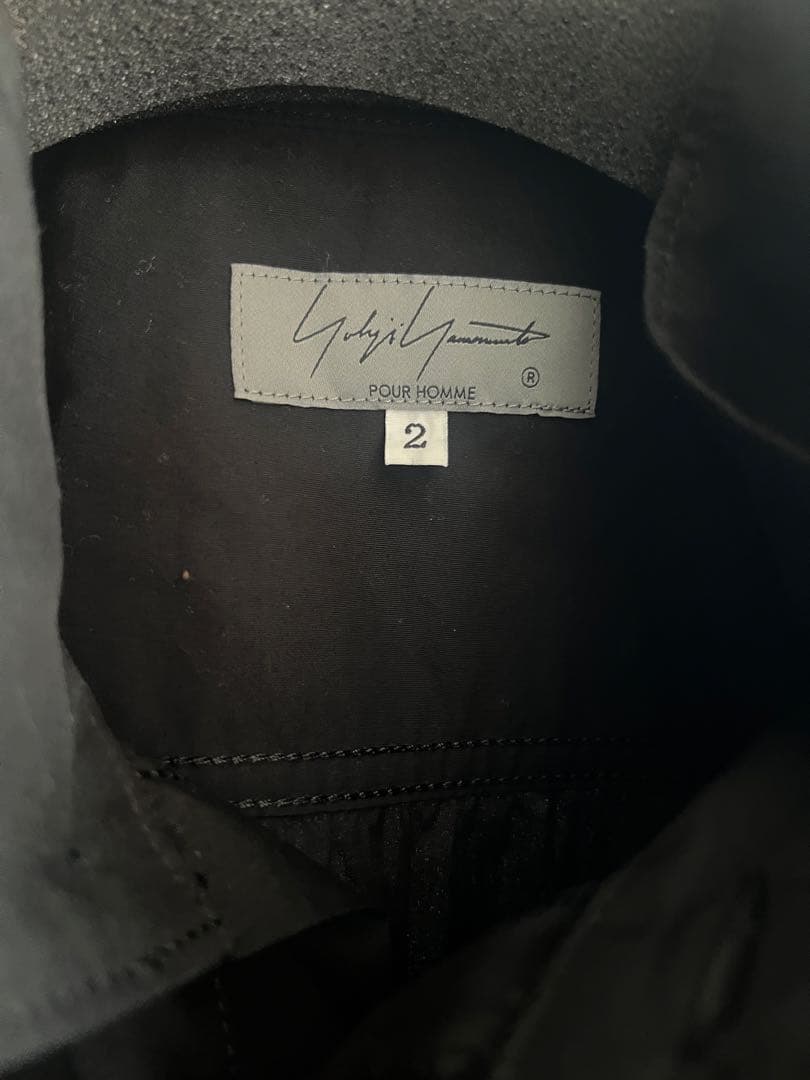 【未使用】ヨウジヤマモト タグあり新品　スタンドカラー二重シャツ