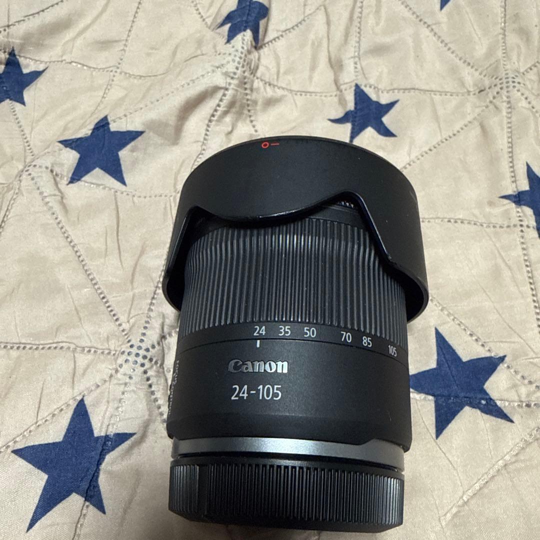 CanonRF24-105mm IS STMズームレンズ純正フード付き