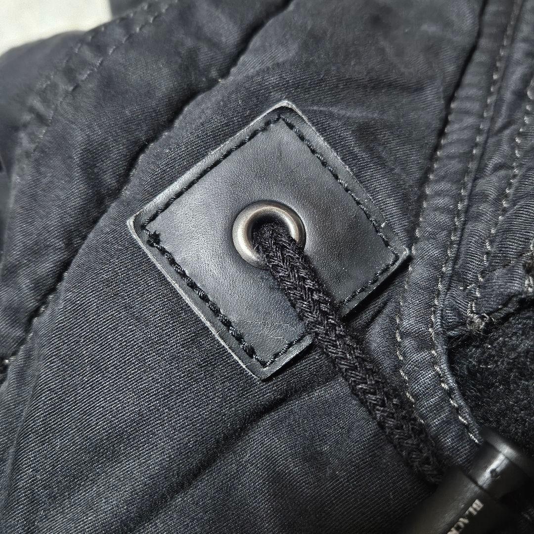 美品 バーバリー ブラックレーベル モッズコート ノバチェック タヌキファー