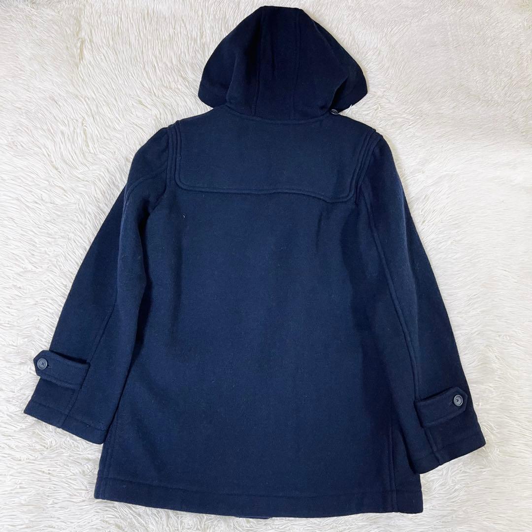 美品 EASA BOY イーストボーイ ダッフルコート ネイビー サイズ9