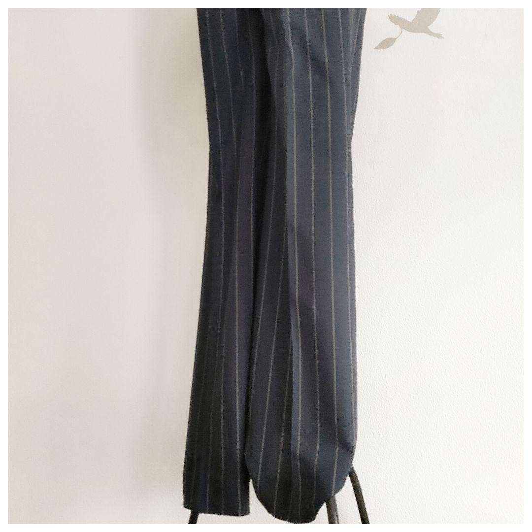 【Ma-chan★】美品♡セオリー ストライプリネン風ウール パンツスーツ