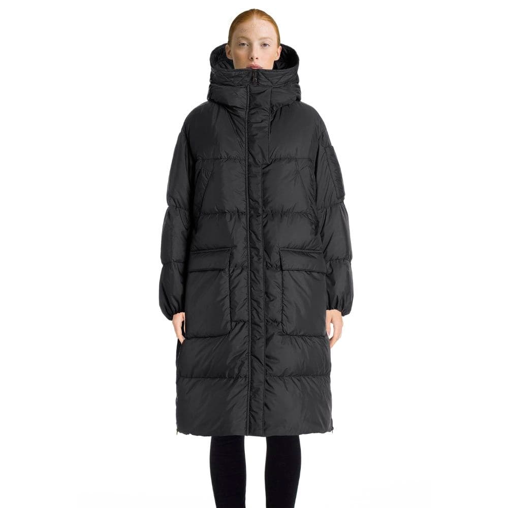 現行★デュベティカ D DOT DUE ロングダウンコート黒大きめ44-46XL