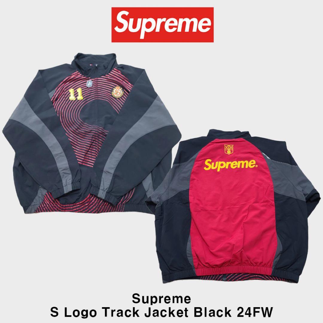 Supreme S Logo Track Jacket ブラック 24FW
