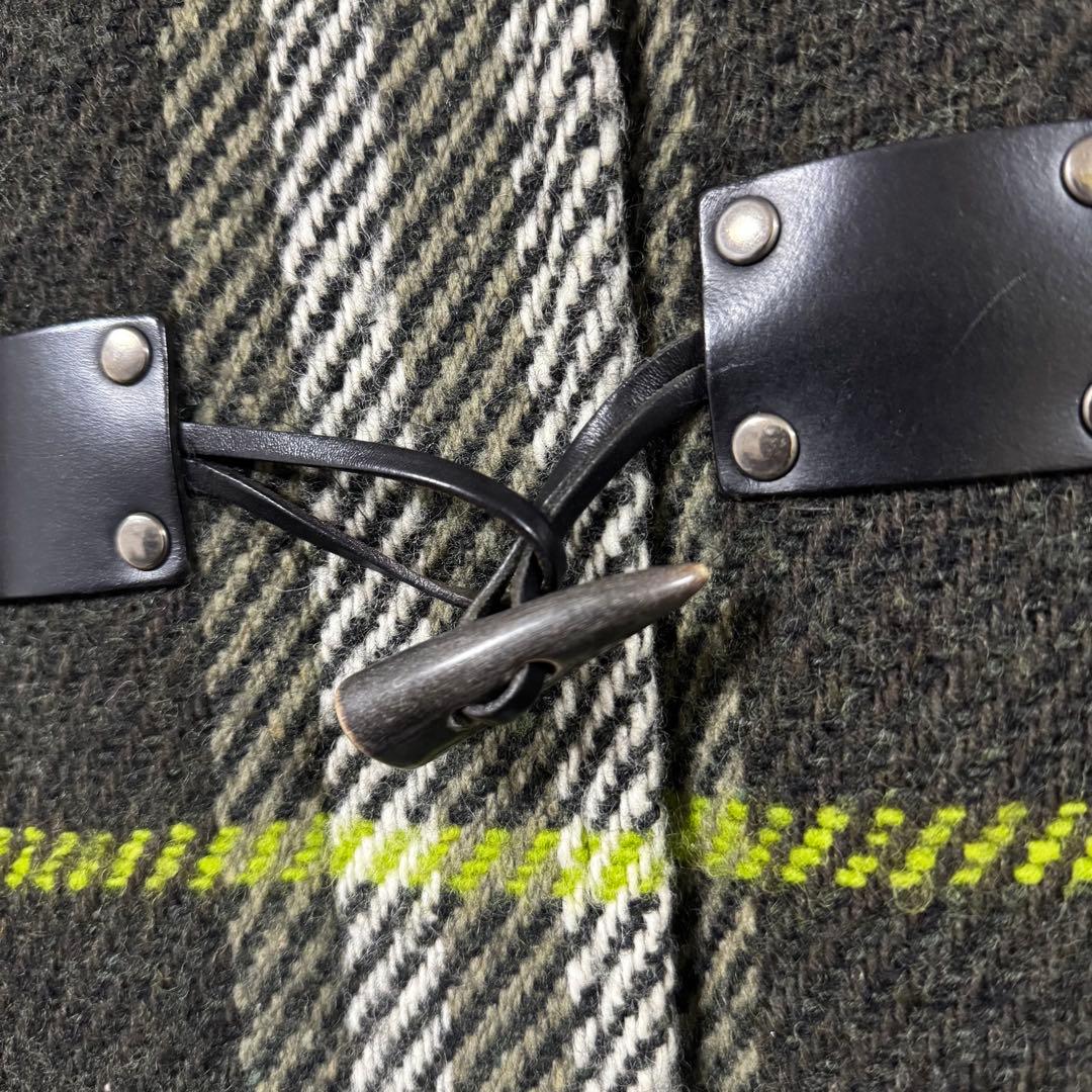 バーバリーロンドン ノバチェック柄 ダッフルコートフード付き