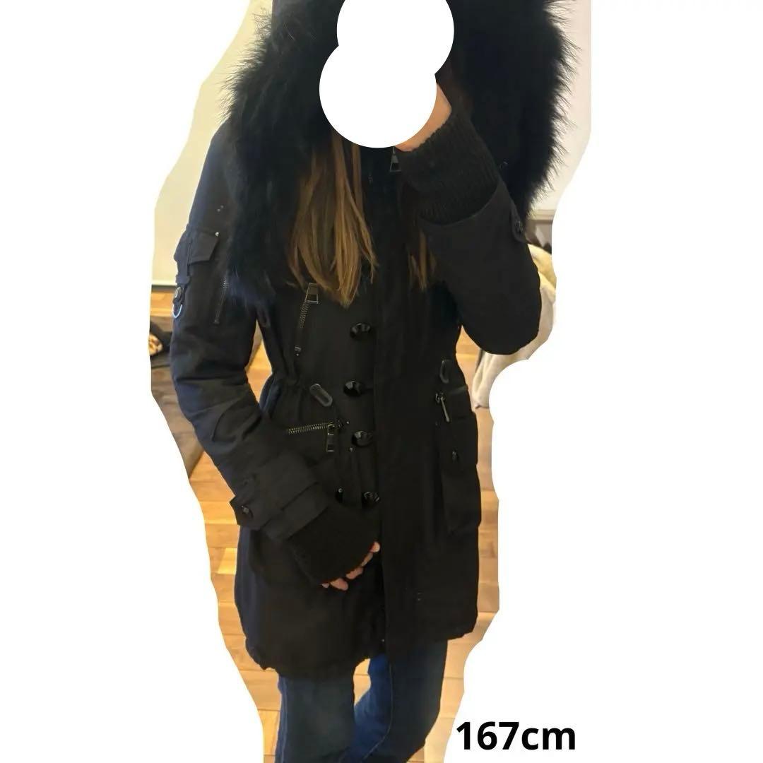 リアルファー付きモッズコート ミリタリー 平成ギャル y2k グランジ