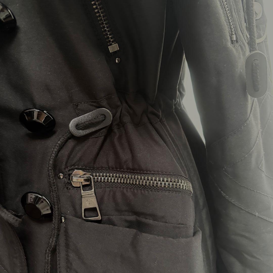 リアルファー付きモッズコート ミリタリー 平成ギャル y2k グランジ