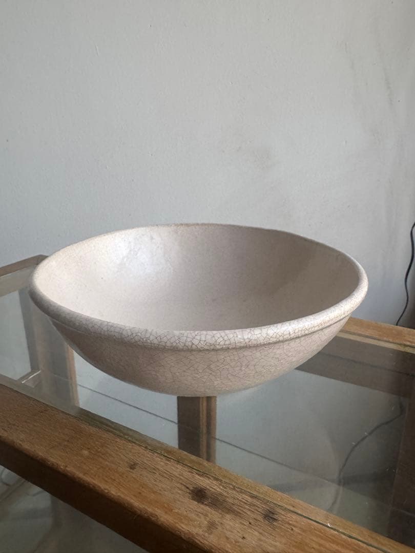 吉田次郎　陶器製ボウル　貫入