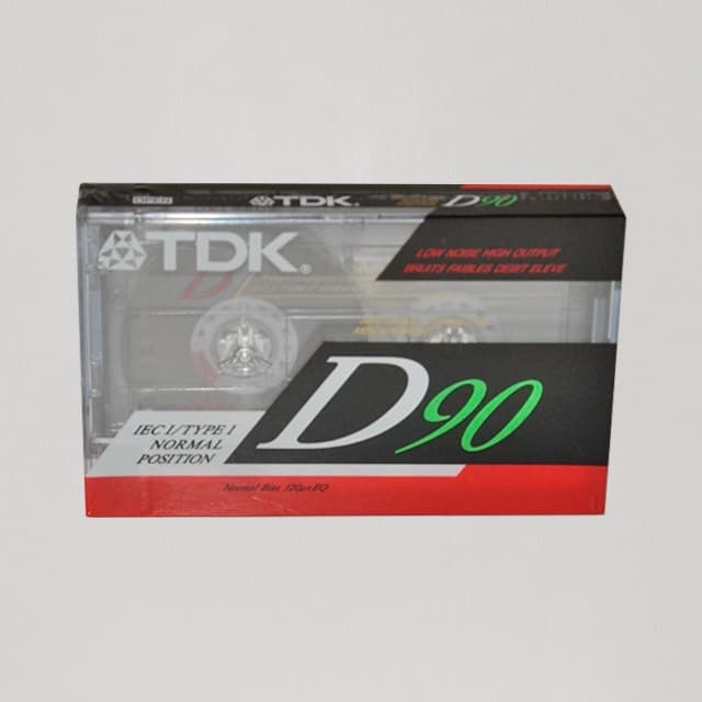 [希少]TDK CASSETTE TAPE Dシリーズ[海外版]4種セット