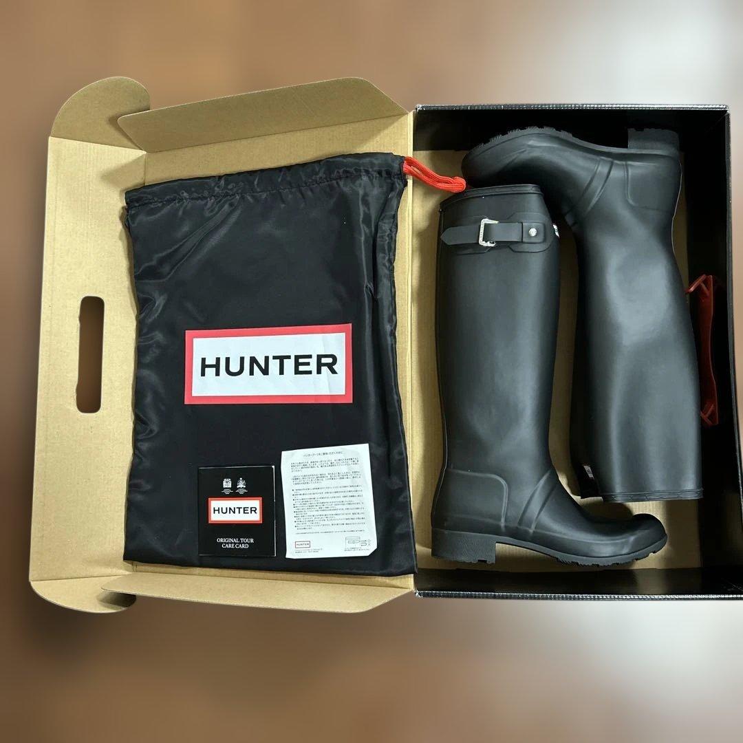 HUNTER ORIGINAL TOUR ブラック レインブーツ
