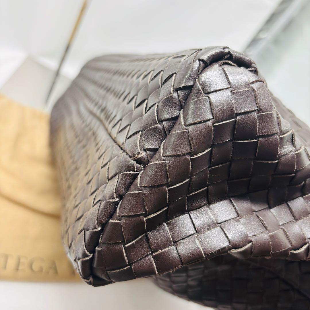 美品　ボッテガヴェネタ イントレチャート ビジネスバッグ　BOTTEGA