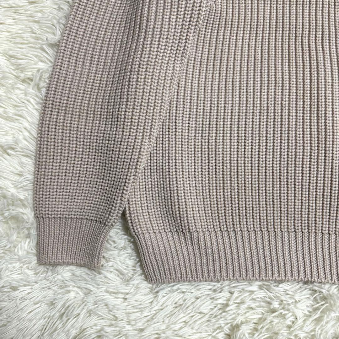 バトナー シグネチャー タートルネック ニット アイボリー Mサイズ ウール