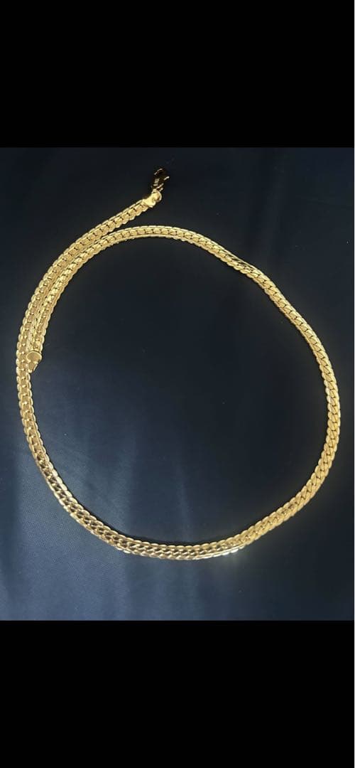 遺品整理　18k刻印あり　ゴールドネックレス　50cm20インチ　喜平