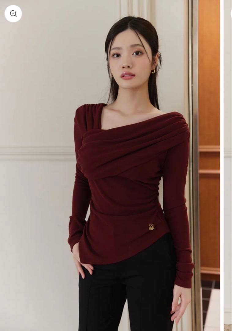 poláura 3wayクロスワンショルダートップス red