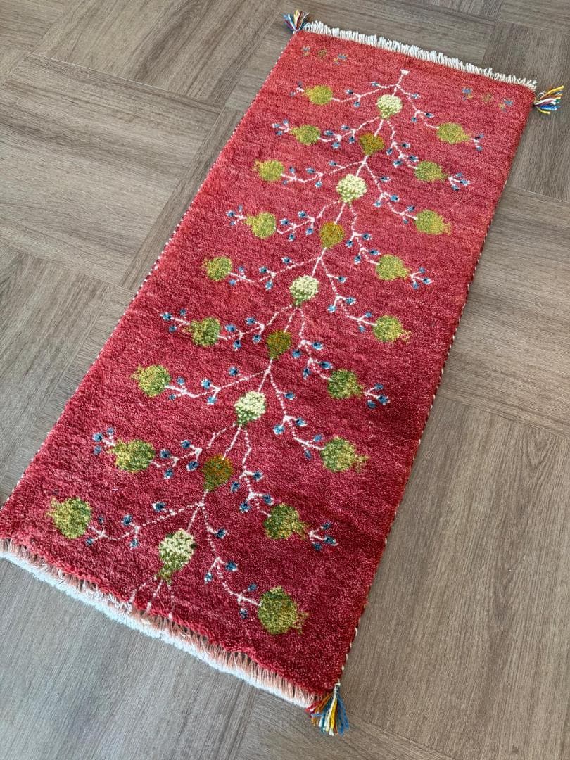 127x56cm ペルシャギャッベ ランナー (ギャベ) ペルシャ絨毯 ギャッベ