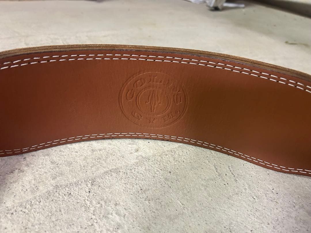 G3324 プロレザーウエイトトレーニングベルト M