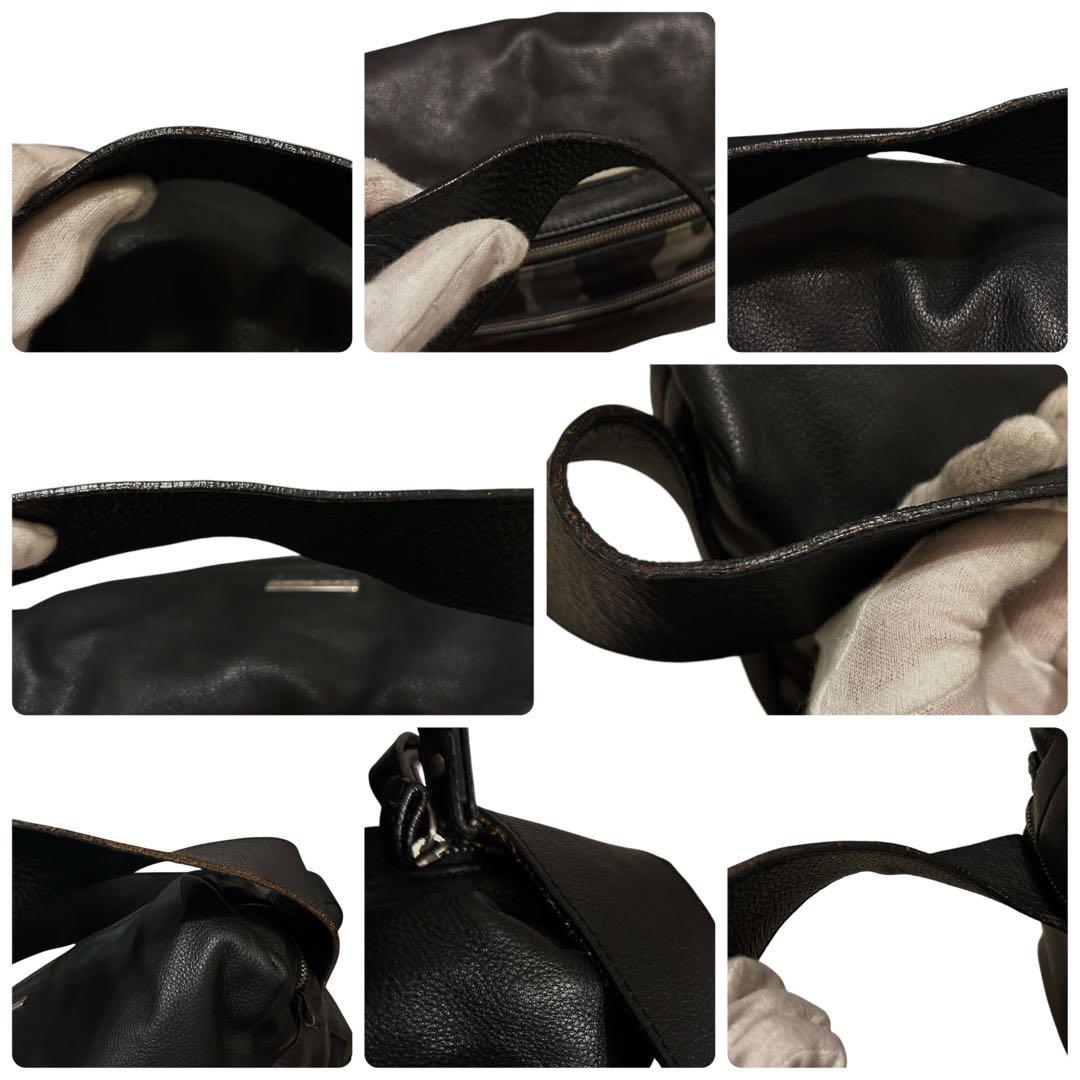 エンポリオアルマーニ　メッセンジャーバッグ　ショルダーバッグ　カモフラ　メンズ