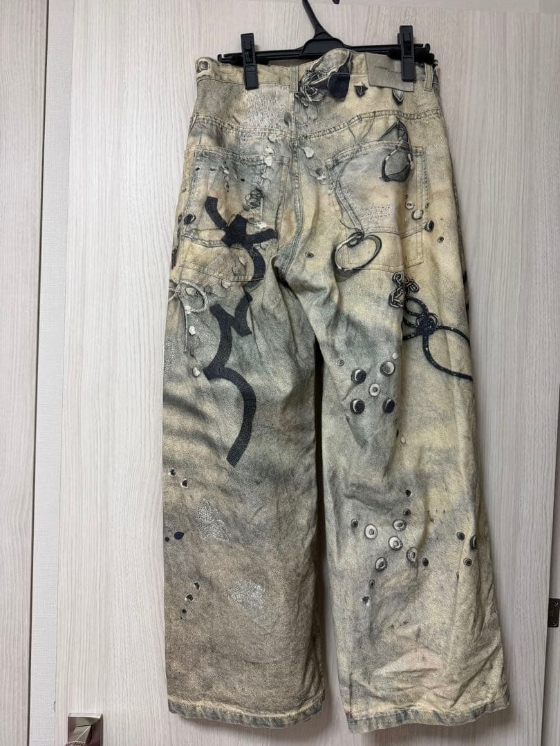 theredthread S print denim 1toys デニム