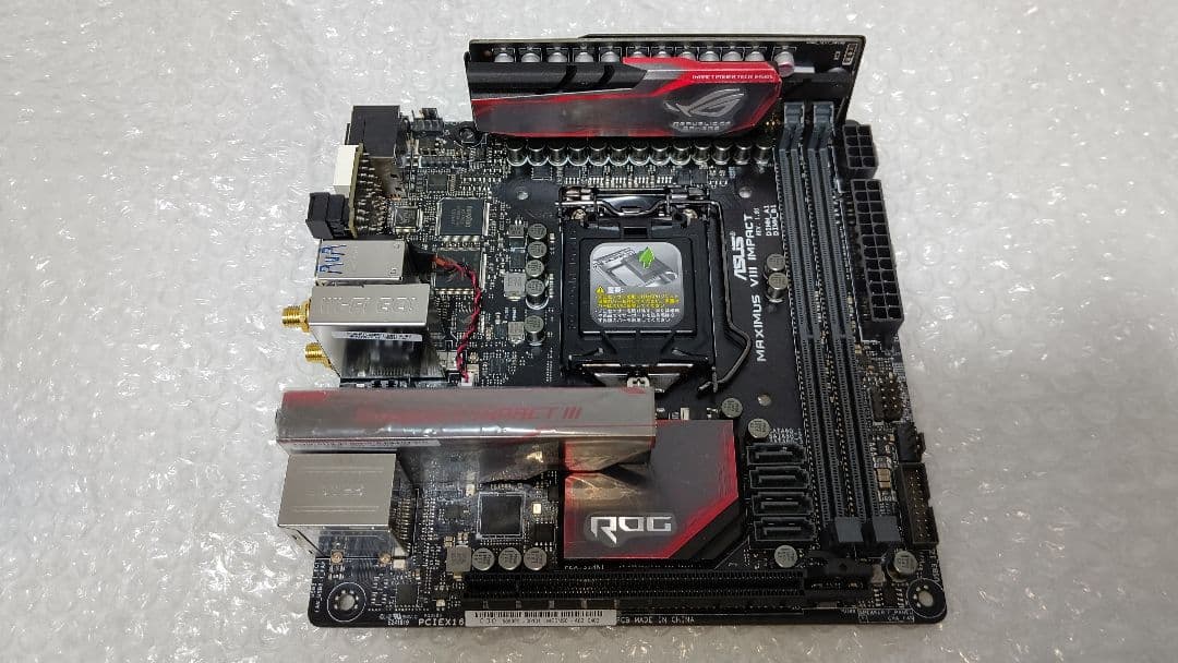 美品 ASUS MAXIMUS Ⅷ IMPACT Z170 最新BIOS更新済み