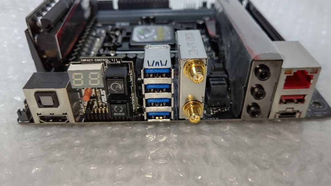 美品 ASUS MAXIMUS Ⅷ IMPACT Z170 最新BIOS更新済み