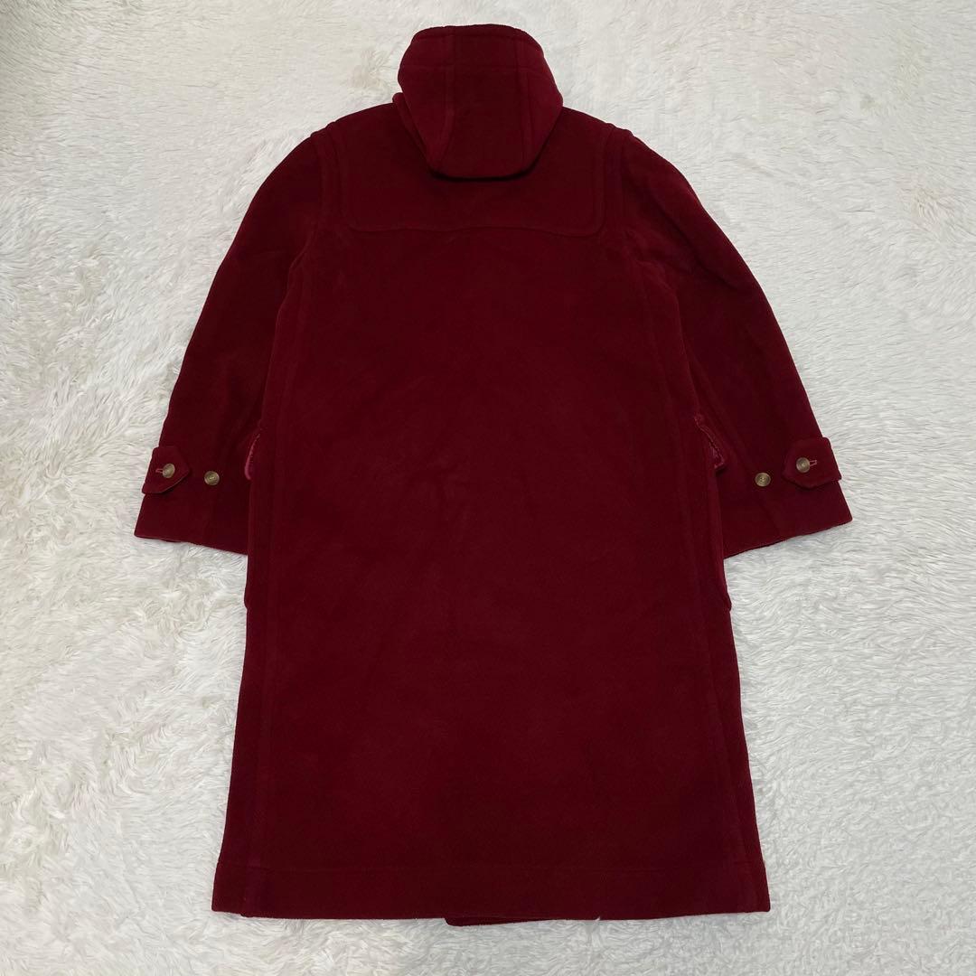 美品 オールドイングランド ダッフルコート ヘリンボーン XL相当 英国製 赤