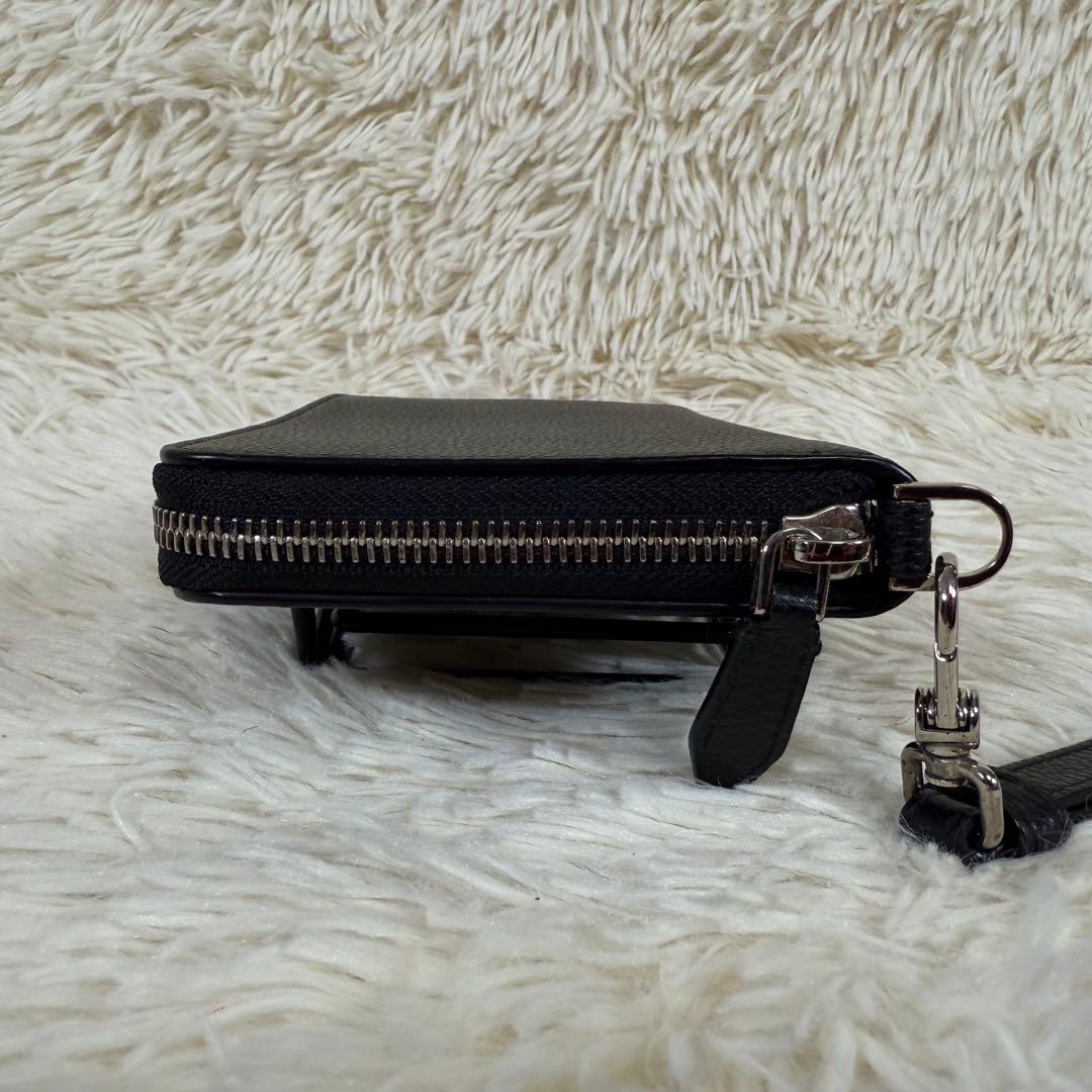 バリー BALLY GRAYLON ラウンドファスナー長財布 リストレット付き