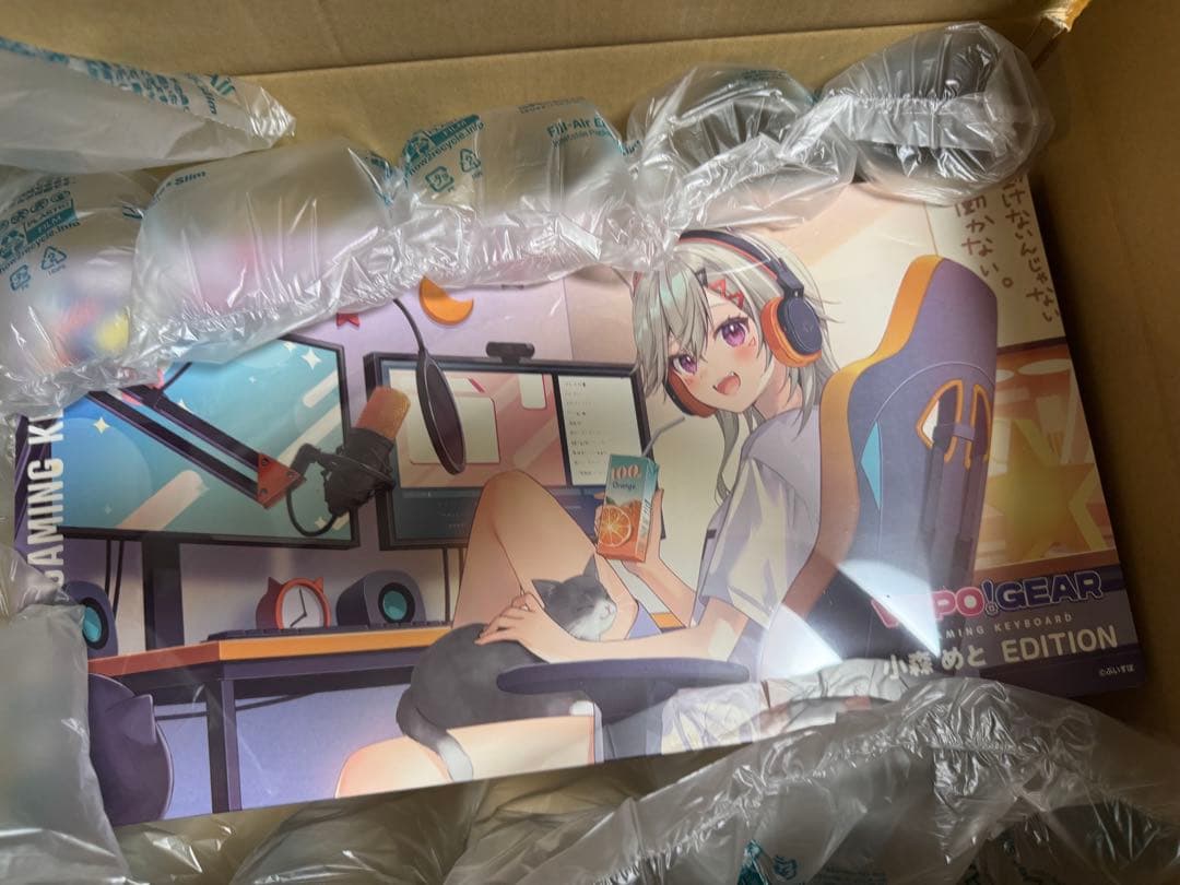 VSPO! GEAR 小森めと EDITION ゲーミングキーボード 新品未開封