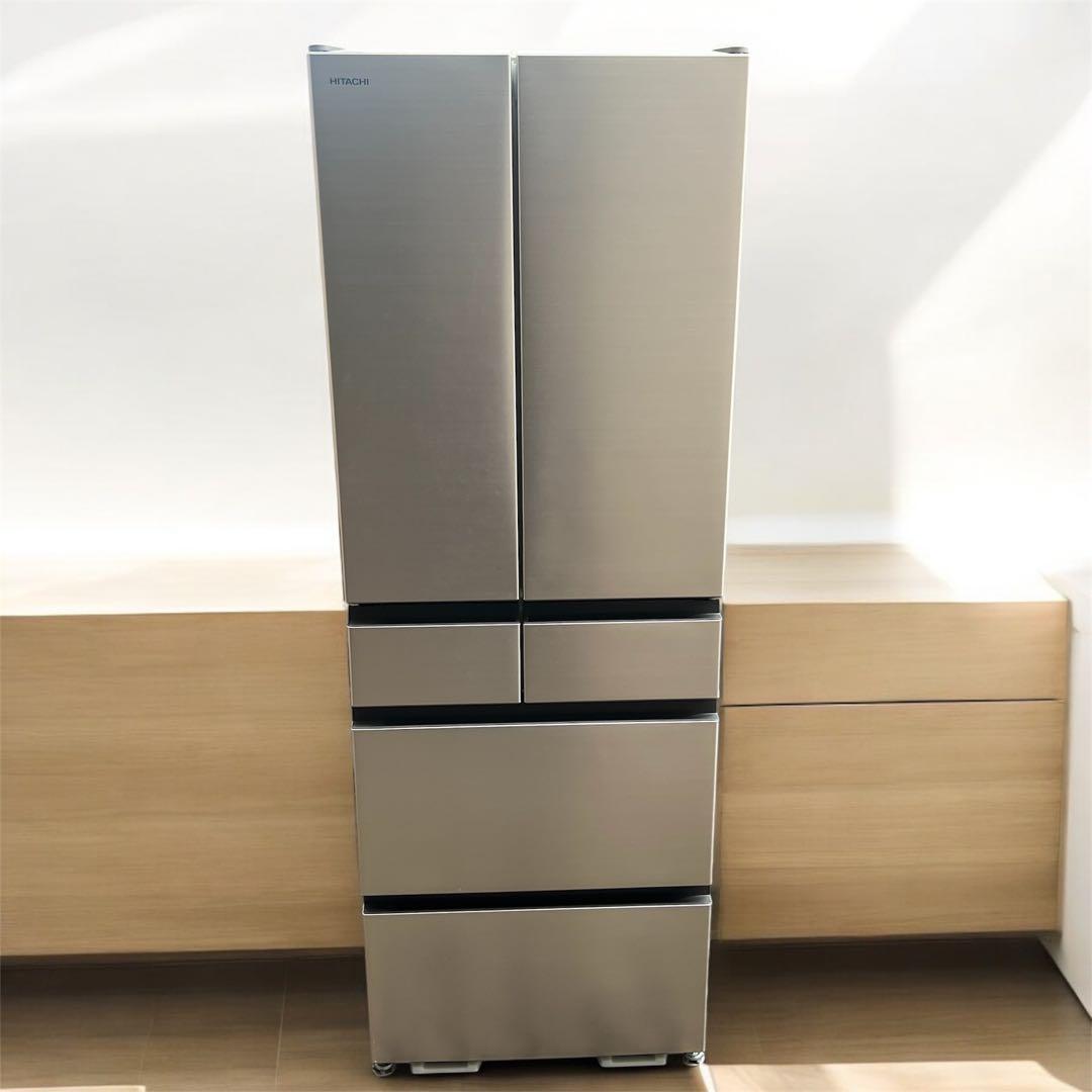 日立 6ドア 冷凍 冷蔵庫 2021年 r-h48r n 綺麗 使用少