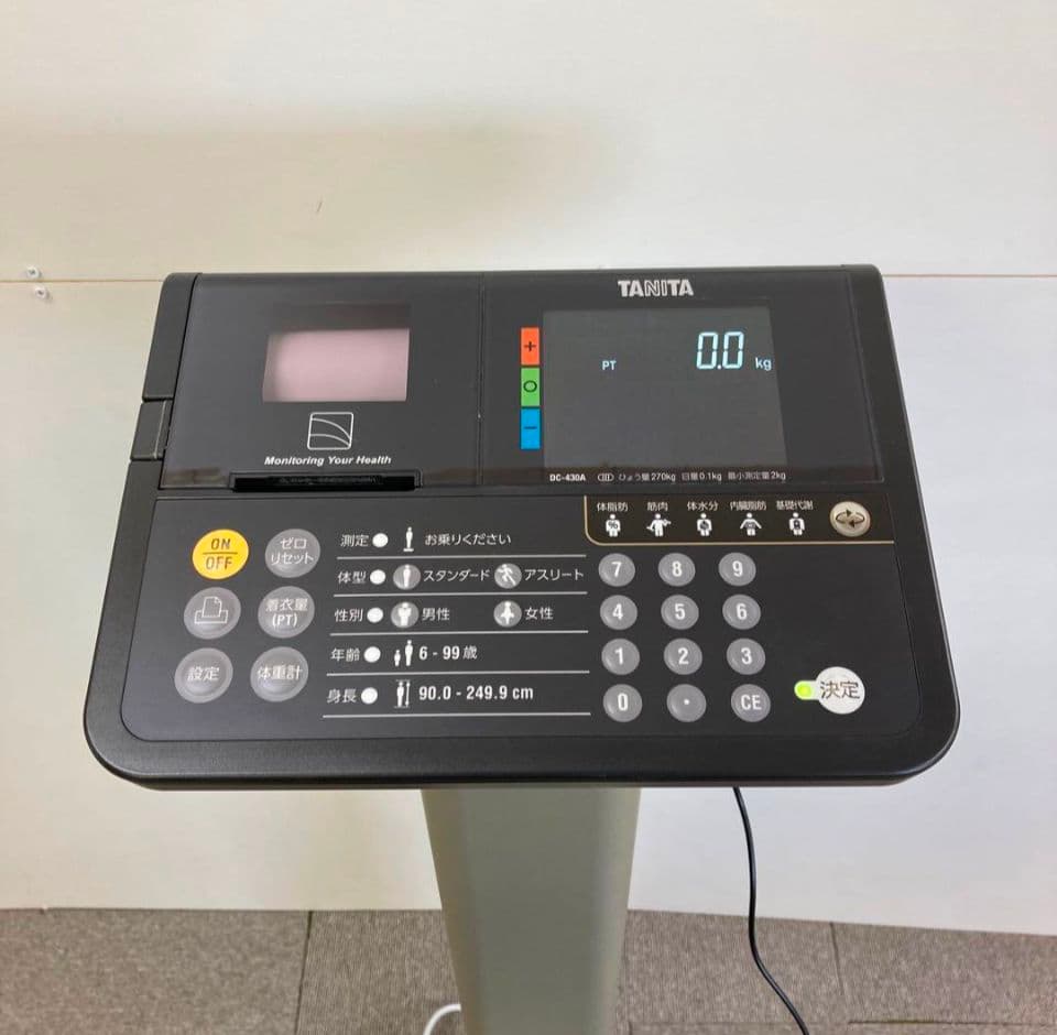 TANITA タニタ 業務用 デュアル周波数体組成計DC-430A ポールタイプ