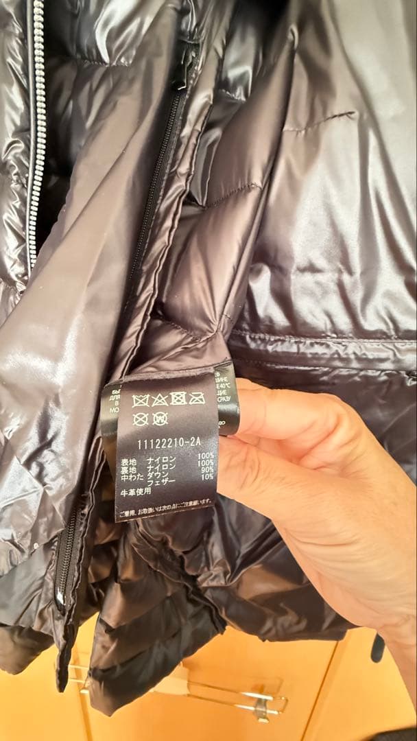 マッカージュ フード付きダウン 美品 百貨店購入 お値下け相談ください