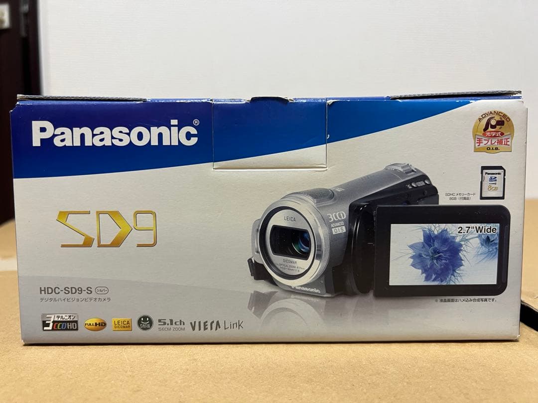 Panasonic HDC-SD9-S ビデオカメラ 本体