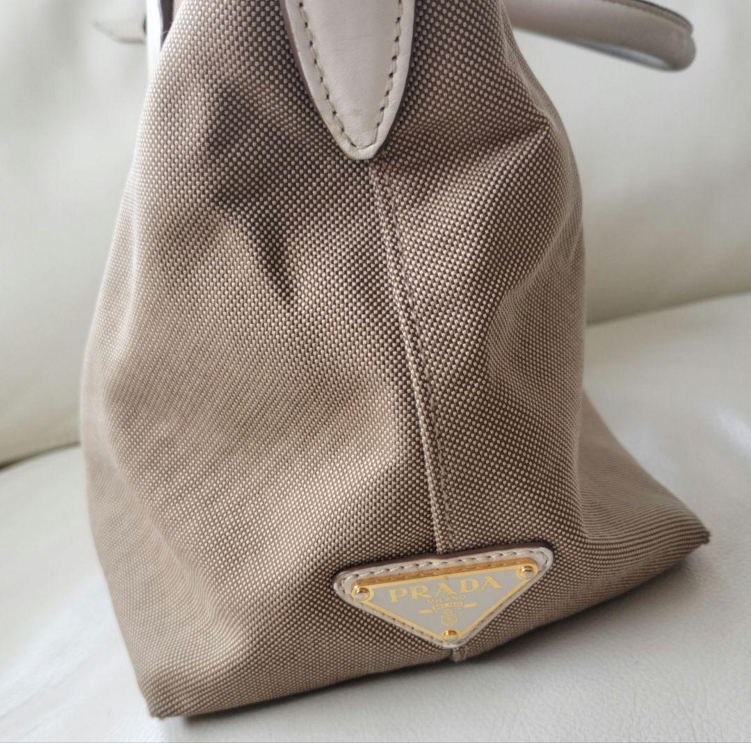 PRADA　プラダ　ロゴジャガード　ハンドバッグ　2WAY