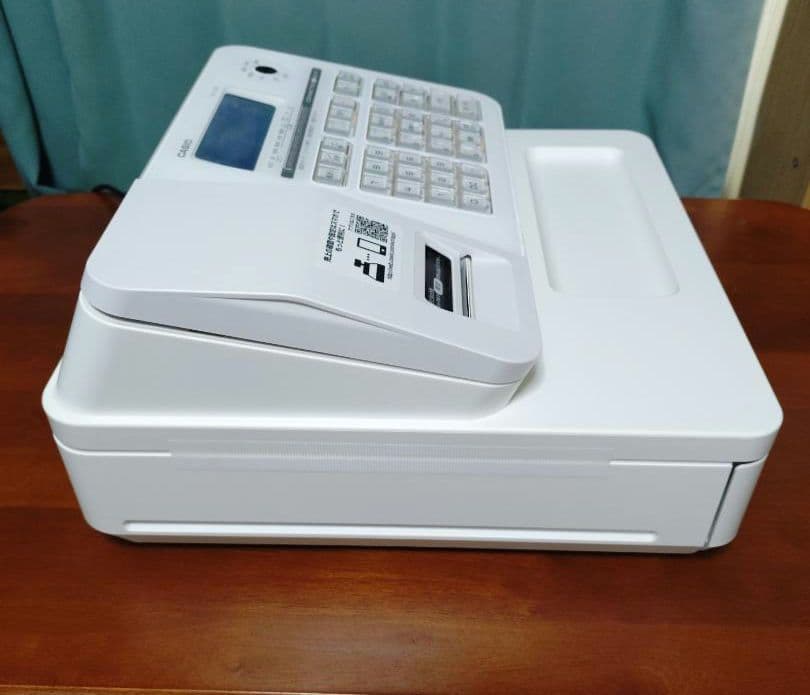 CASIO SR-S200-WE 電子レジスター ホワイト レジ 店舗用品