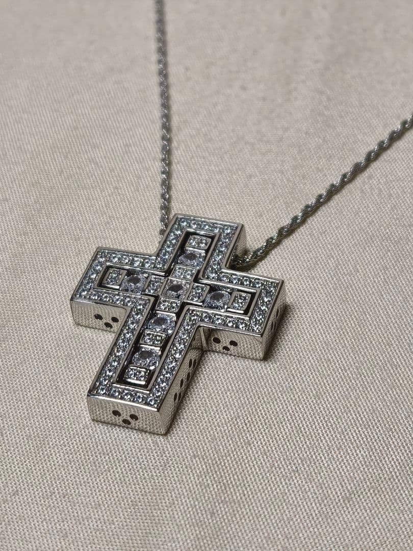 クロスネックレスシルバー 50cm※DAMIANI ダミアーニ ベルエポック風