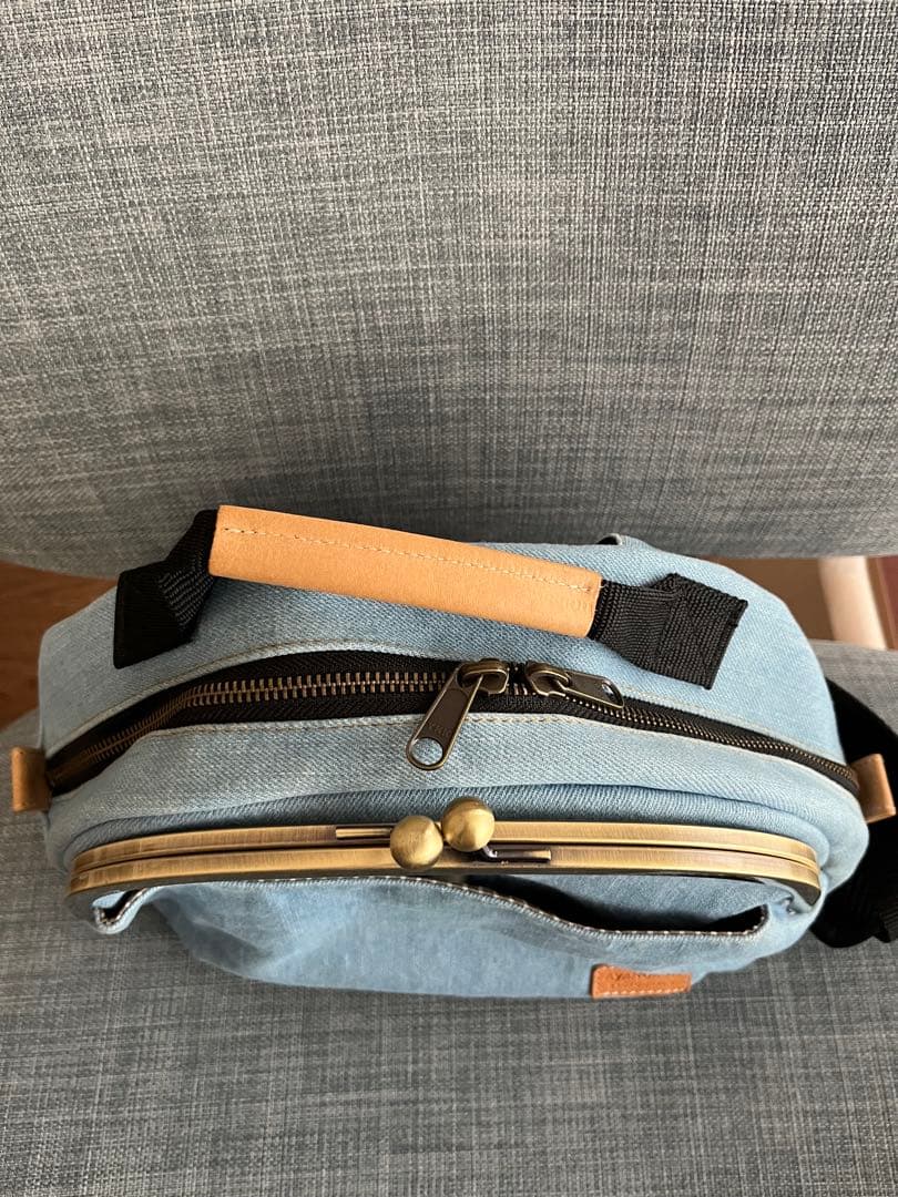 あやの小路 AYANOKOJI がま口ポシェット型ボディバッグ