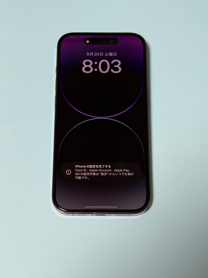 【美品】Apple iPhone 14 Pro 256GB パープル 本体