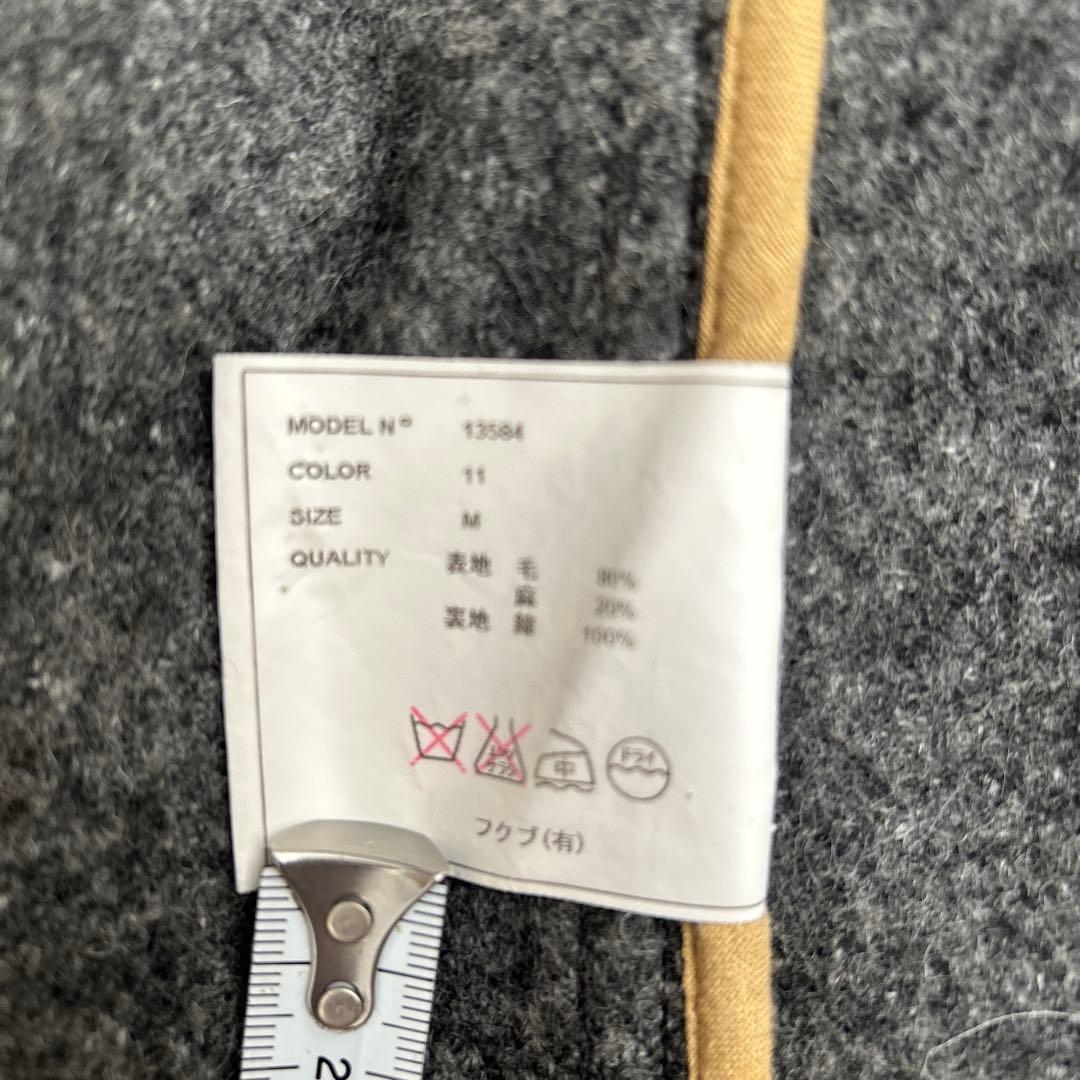 【美品】YAECA ウールリネンダッフルコート　Mサイズ