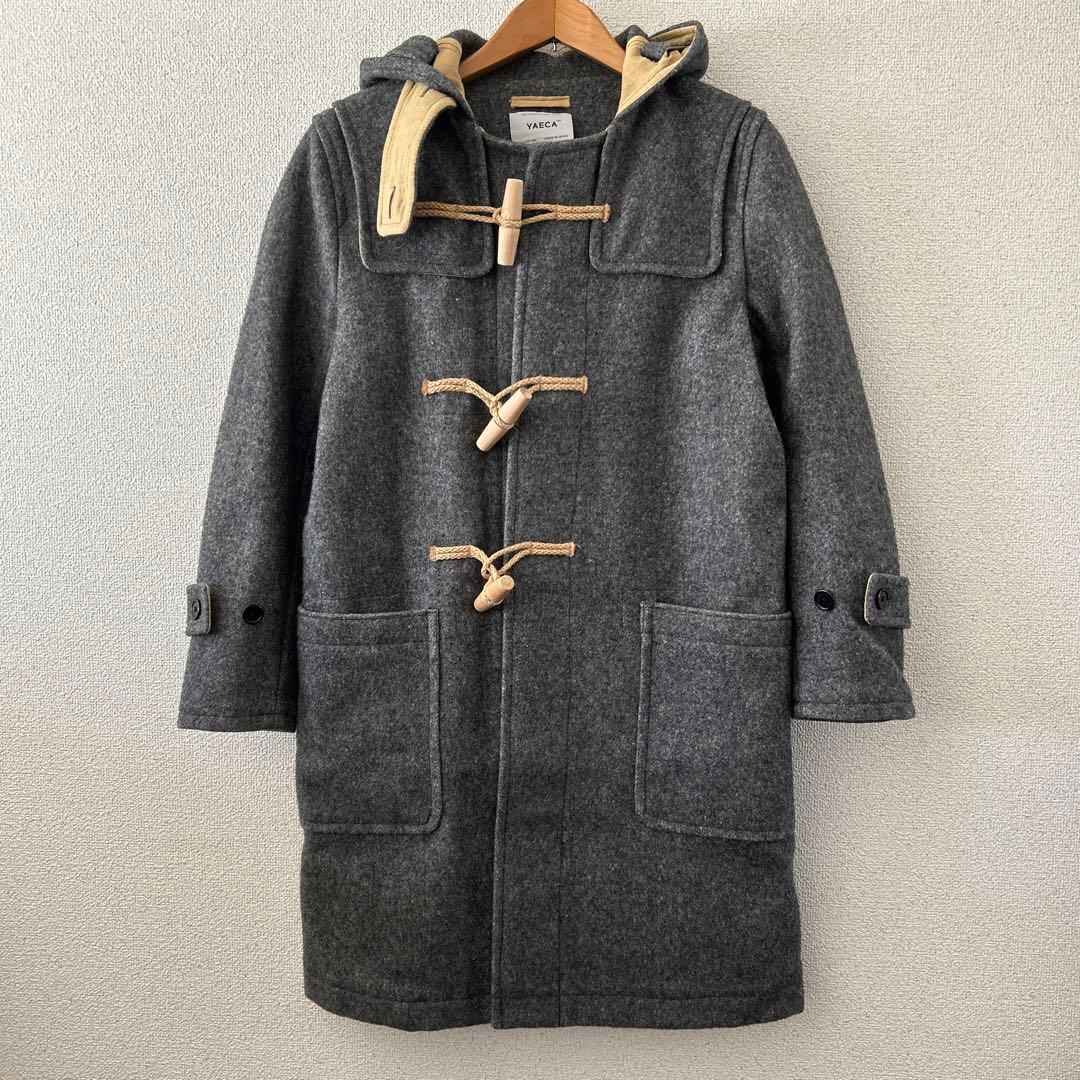 【美品】YAECA ウールリネンダッフルコート　Mサイズ