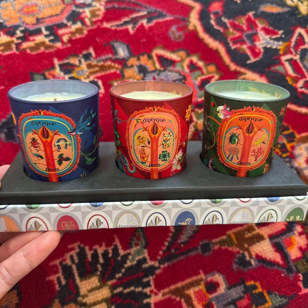 diptyque アロマキャンドル 3個セット