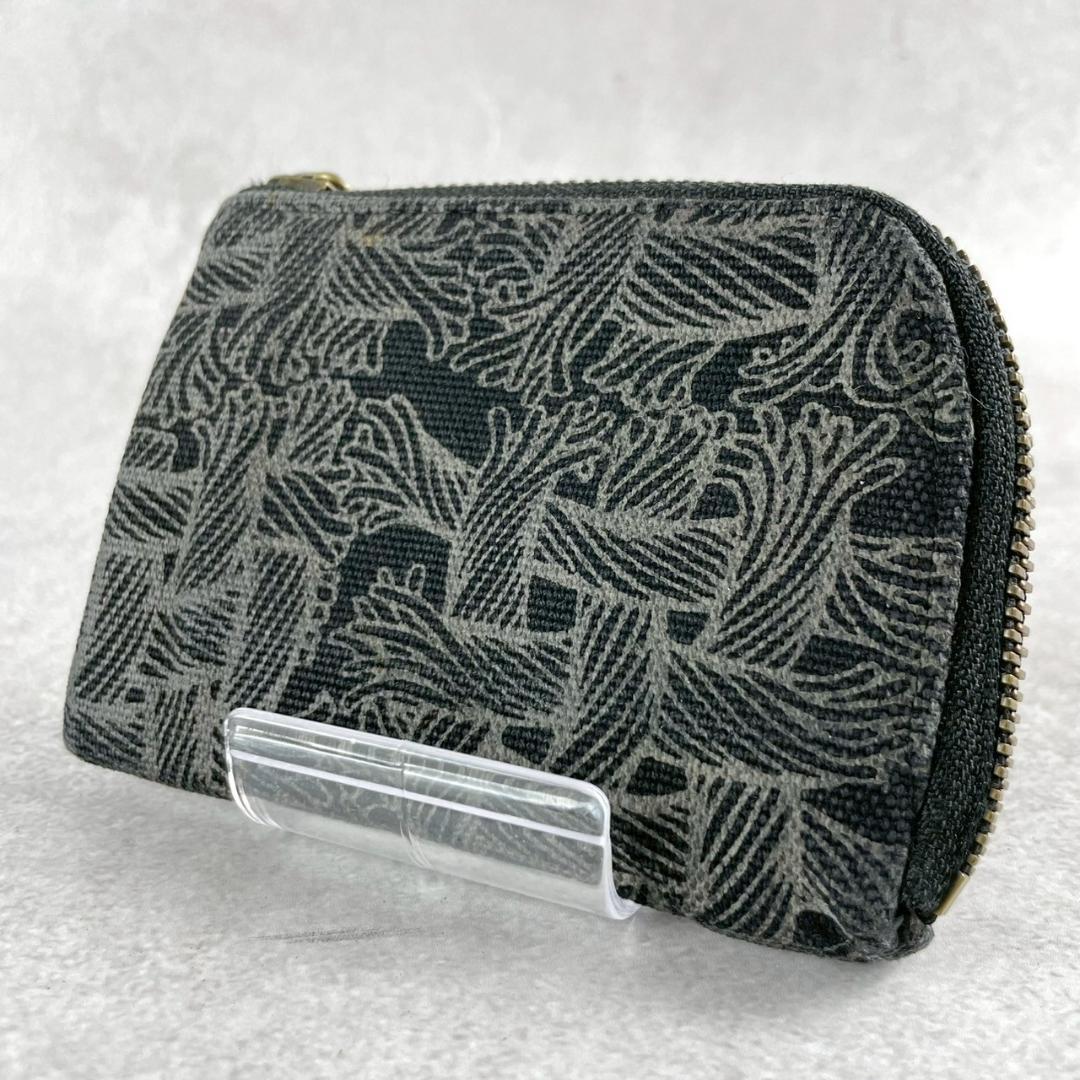 希少✨ネメス ケース メンズ 黒 ビジネス 財布 小銭入れ 総柄