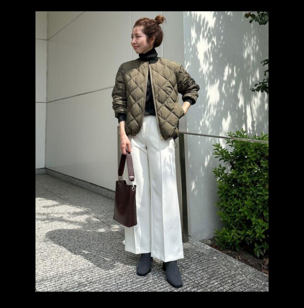 unfilo　ショート丈ダウンジャケット　キルティング　taion